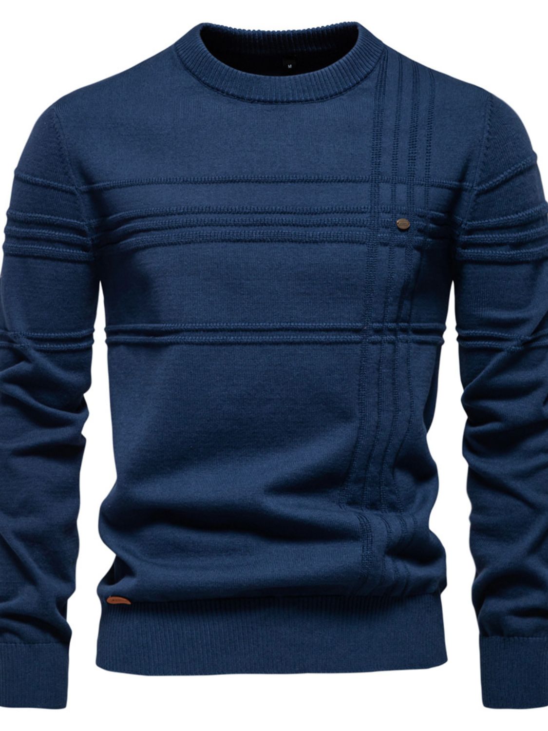 Round Neck Striped Sweater