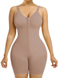  Luxe Curve 1 Count Women'S Colombianas Shapewear Bodysuit, Fajas, Tummy Control Butt Lifter Shaper with Zipper Crotch & Shoulder Strap, Womenswear, High-Elastic Jumpsuit, Firm Waist and Lift Buttocks Body Shaperwear, Suitable for Daily,Sport,Yoga