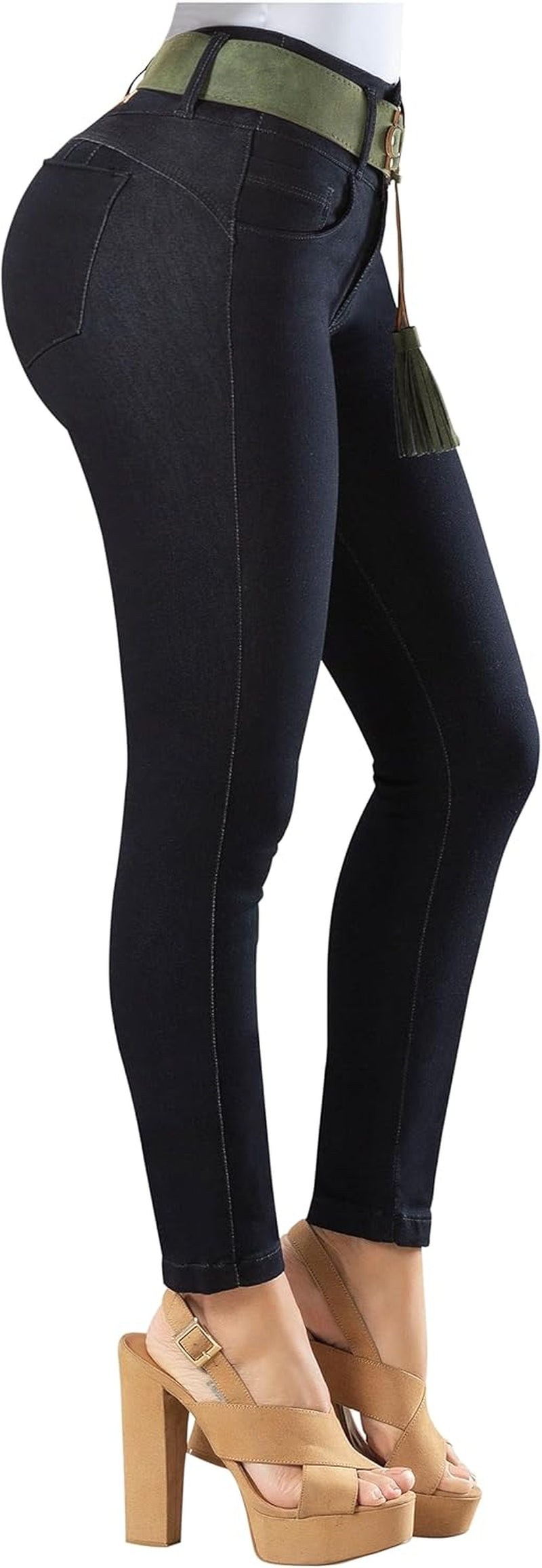 High Waisted Colombian Jeans | Pantalones Colombianos Levanta Cola | Butt Lifting Jeans for Women