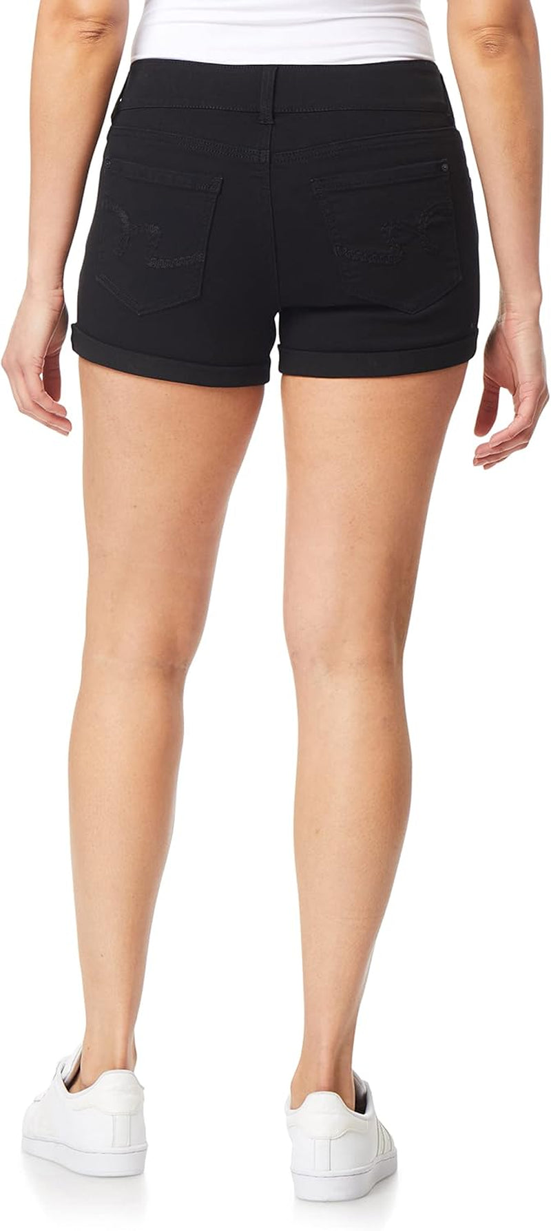 Women'S Ultra Denim Shorts Mid-Rise Insta Soft Juniors (Standard and Plus), Sizes 0-24