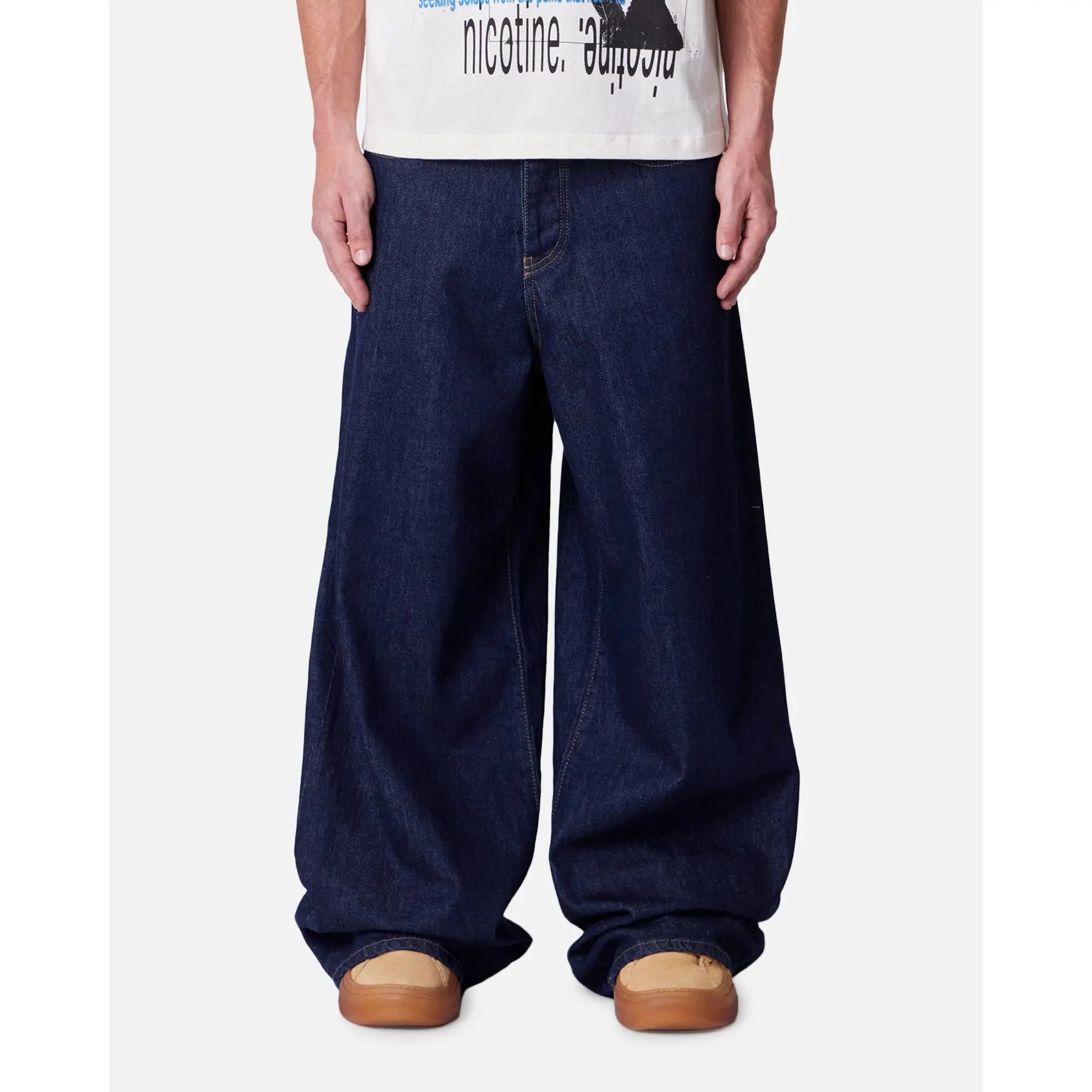 MNML Rave Raw Jeans Rinse Indigo