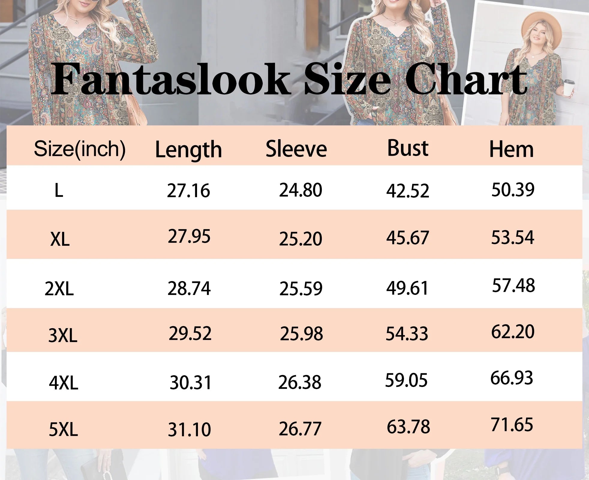 plus Size Womens Blouses Long Sleeve Floral Tunic Tops Henley Neck Flowy Fall Shirts