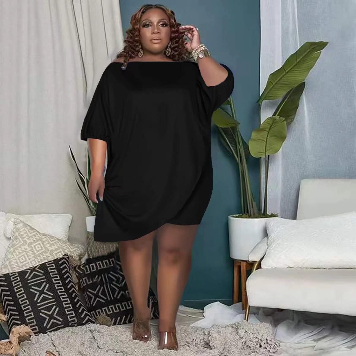 Women plus Size 2 Piece Outfits Short Sleeve Slant Tops Bodycon Shorts Set Tracksuits