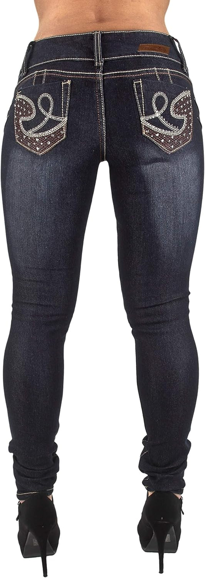 Plus/Junior Size Colombian Design High Waist Butt Lift Levanta Cola Skinny Jeans