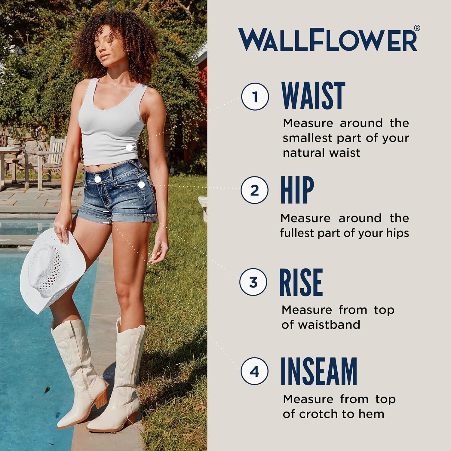 Women'S Ultra Denim Shorts Mid-Rise Insta Soft Juniors (Standard and Plus), Sizes 0-24