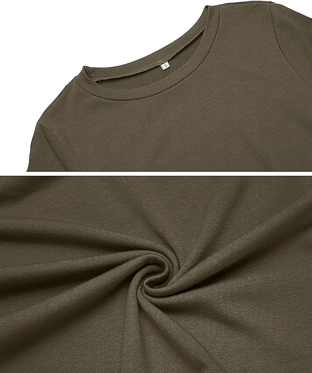 Womens Casual Short Sleeve Ruched Bodycon Dresses Fitted Midi T Shirt Dress