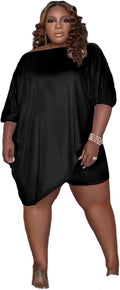 Women plus Size 2 Piece Outfits Short Sleeve Slant Tops Bodycon Shorts Set Tracksuits