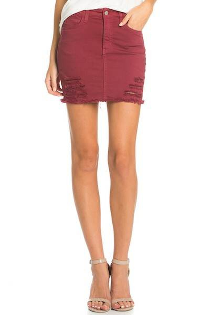 Jeans Mini Skirts Vintage Denim Western Style