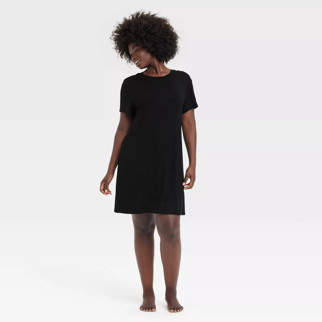 Women'S Cloud Knit Pajama T-Shirt Dress - Auden