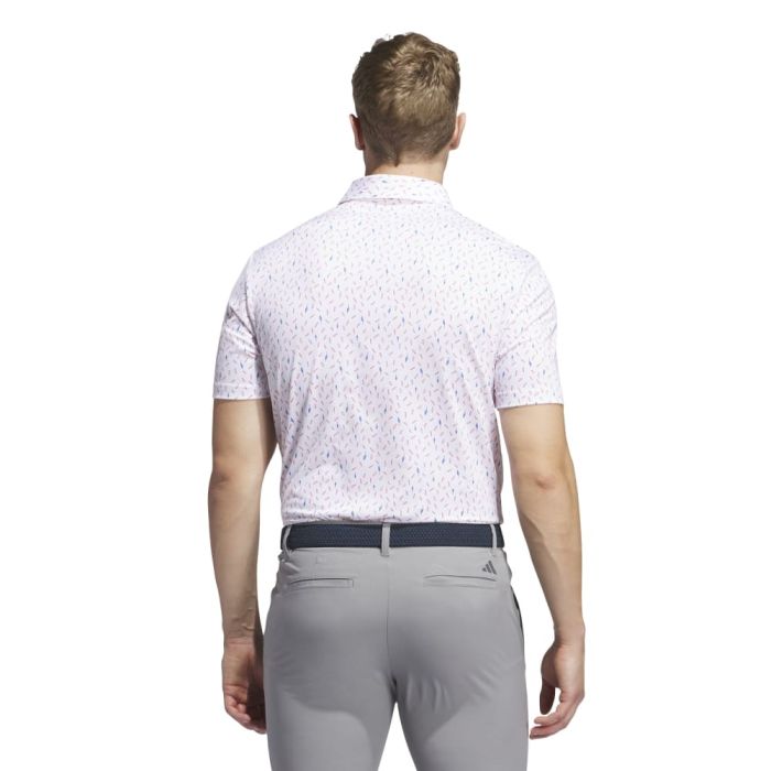 Adidas Ultimate365 Allover Print Golf Polo Shirt 2024