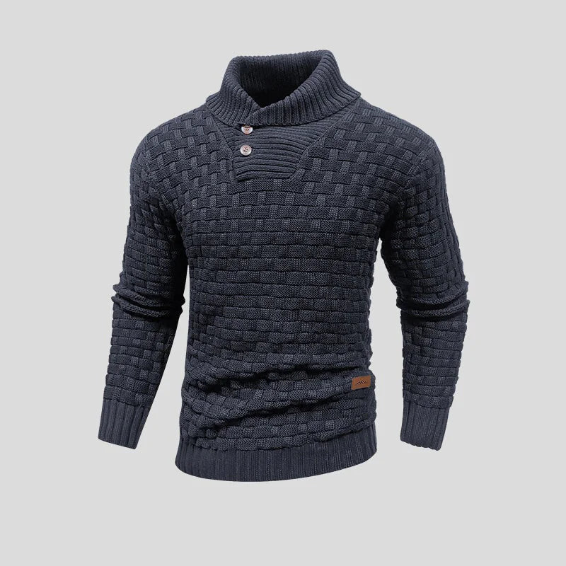 Boys Men's Waffle Pattern Sweater - # BOAA13510043