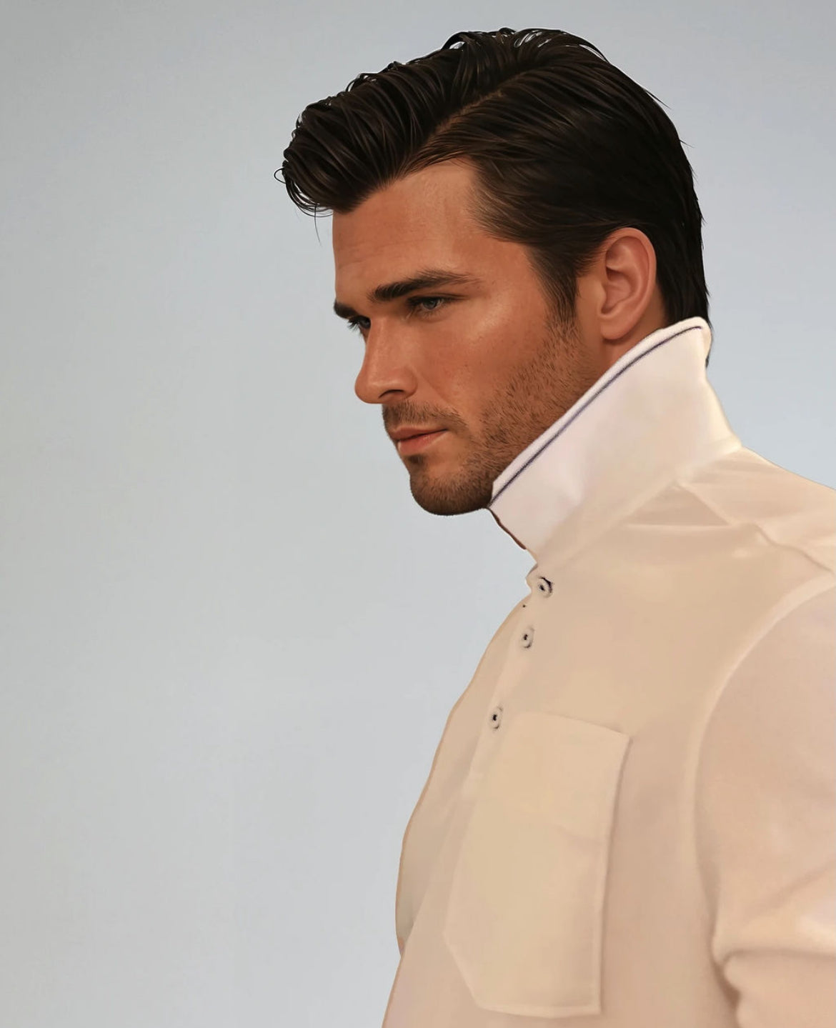 Pocket Polo Shirt - White
