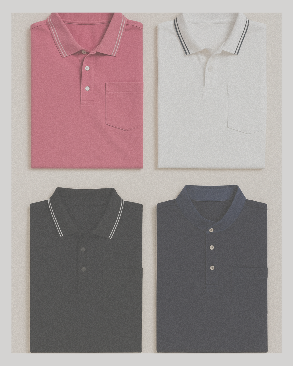 Pocket Polo Shirt - White
