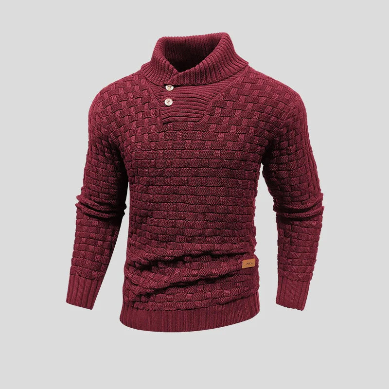 Boys Men's Waffle Pattern Sweater - # BOAA13510043