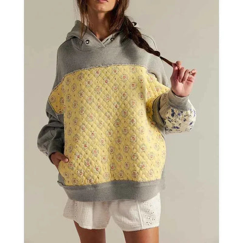BlossomQuilt Y2K Hooded Streetwear Sweatshirt
