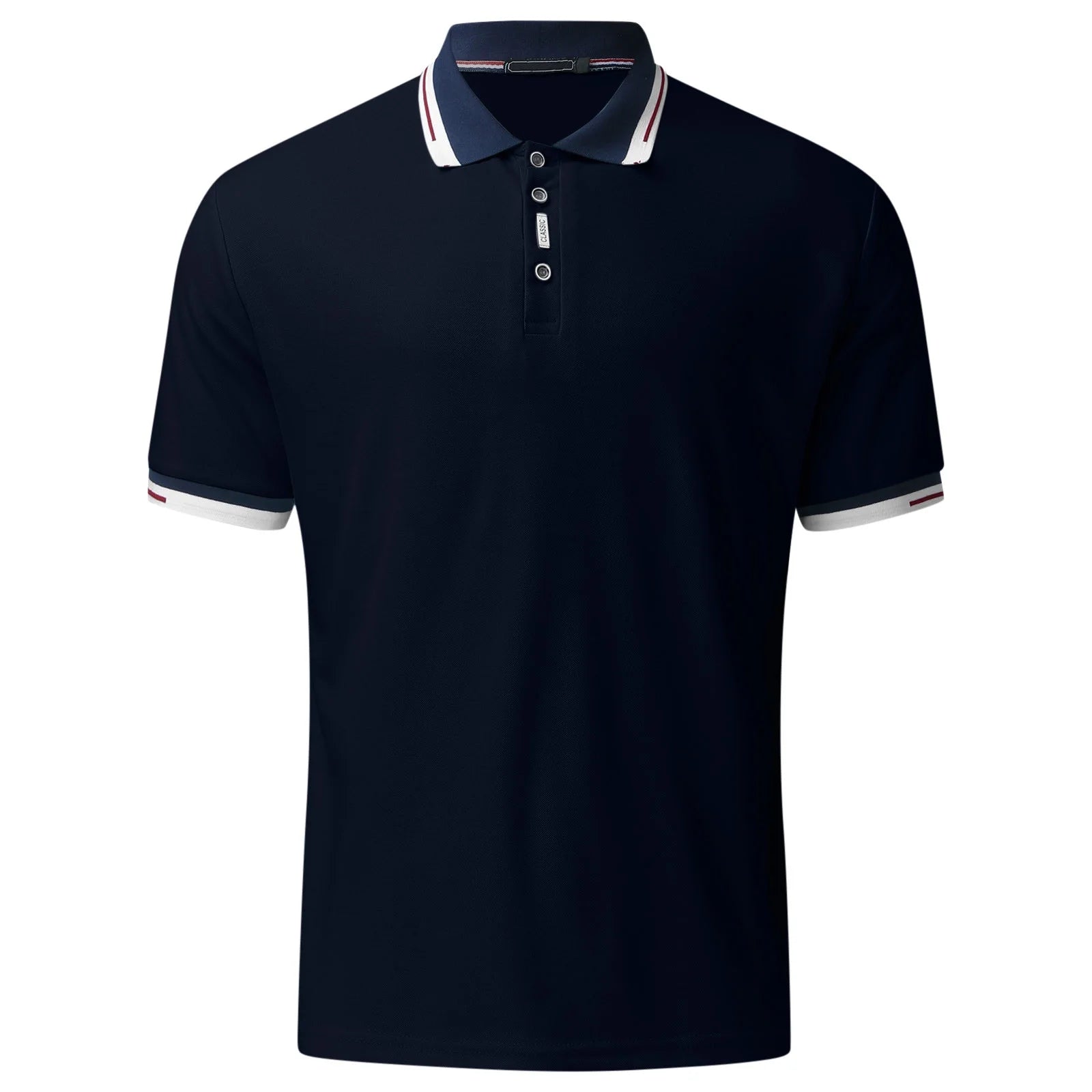 Men Polo Shirts Men'S Solid Mesh Short Sleeve Golf Polo Shirt(Navy,Xxl)