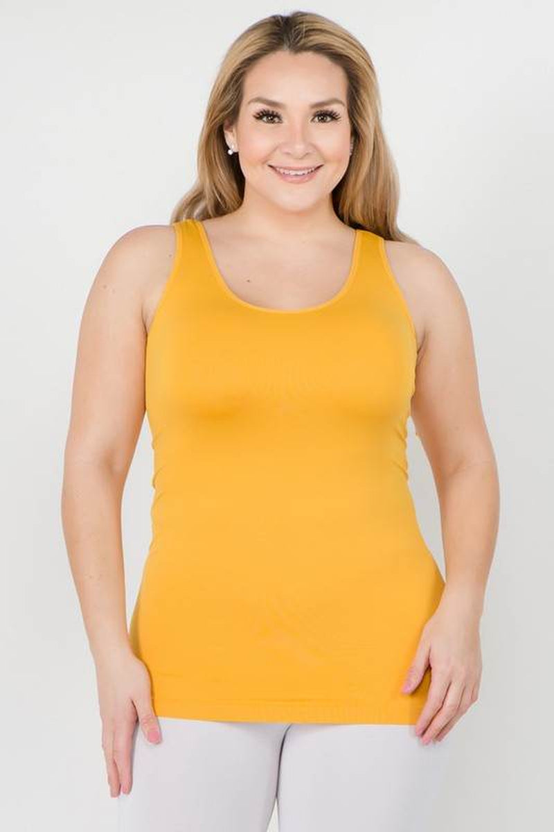 Womens Seamless Tank Top - plus SIZE