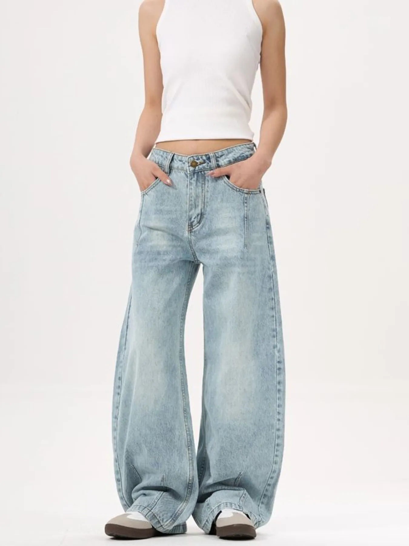 Men's Wide Leg Jeans
