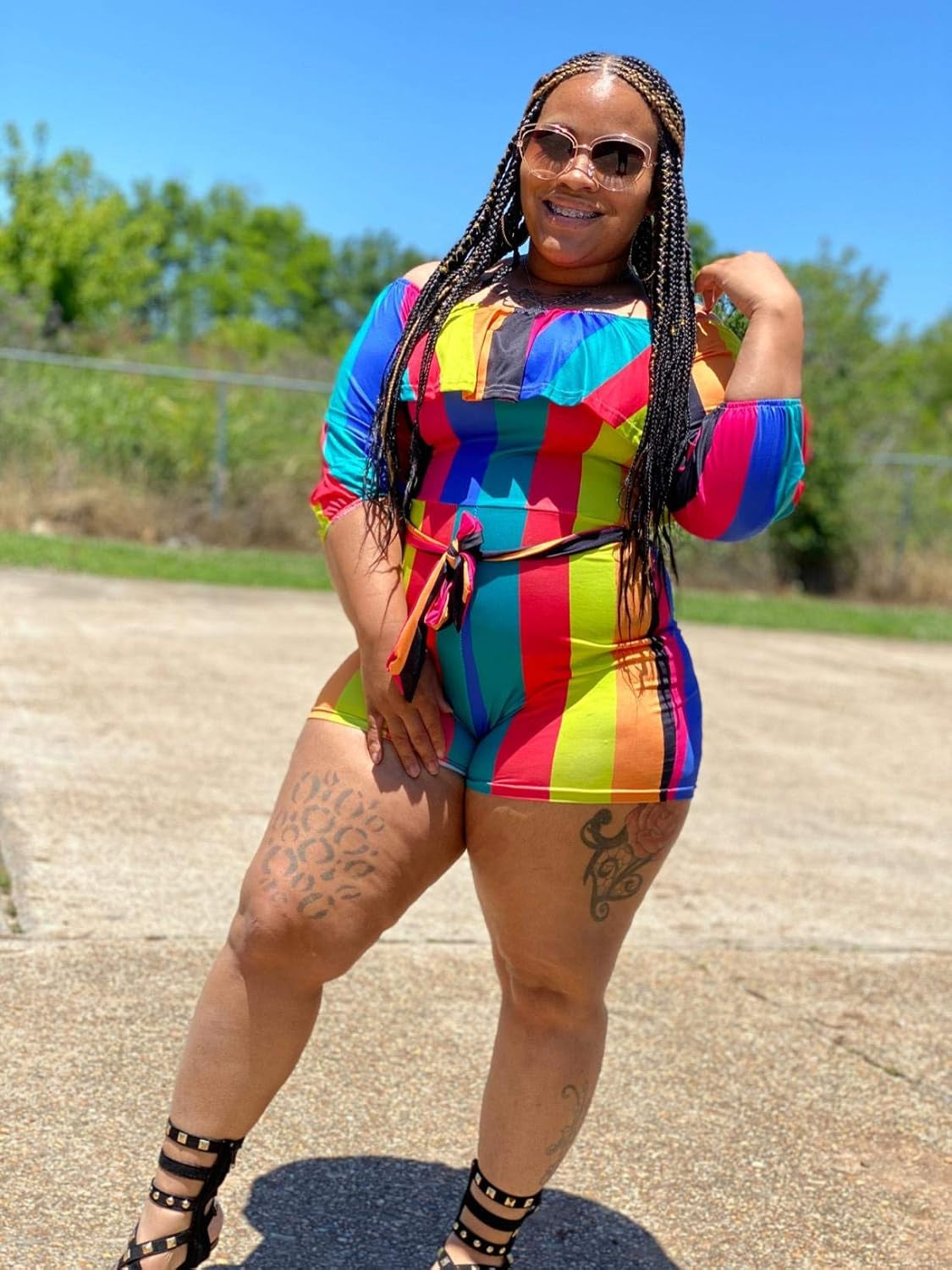 Rompers for Women Casual Summer Jumpsuits - Sexy Club Outfits One Piece Floral Jumpers Short Sets