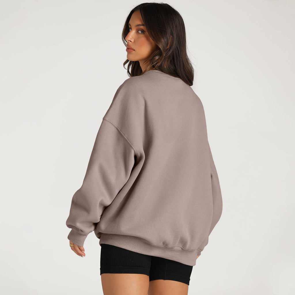 Oversized Sweatshirts for Women Crewneck Y2K Hoodies Sweaters Casual Tops Comfy Fall Fashion Pullover Outfits Winter Clothes
