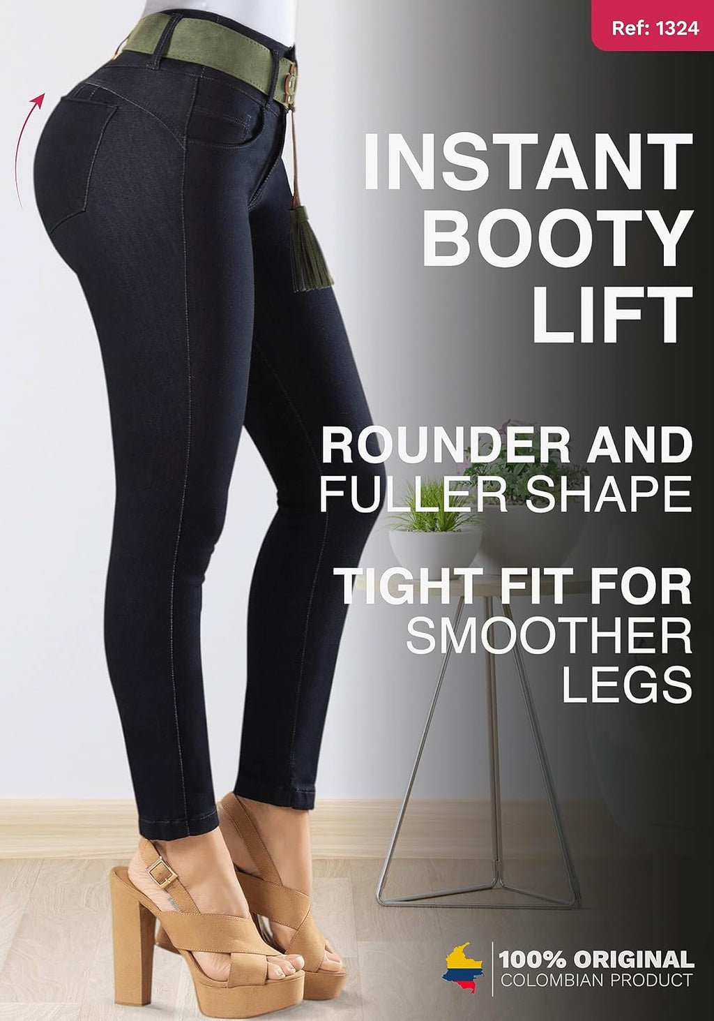 High Waisted Colombian Jeans | Pantalones Colombianos Levanta Cola | Butt Lifting Jeans for Women