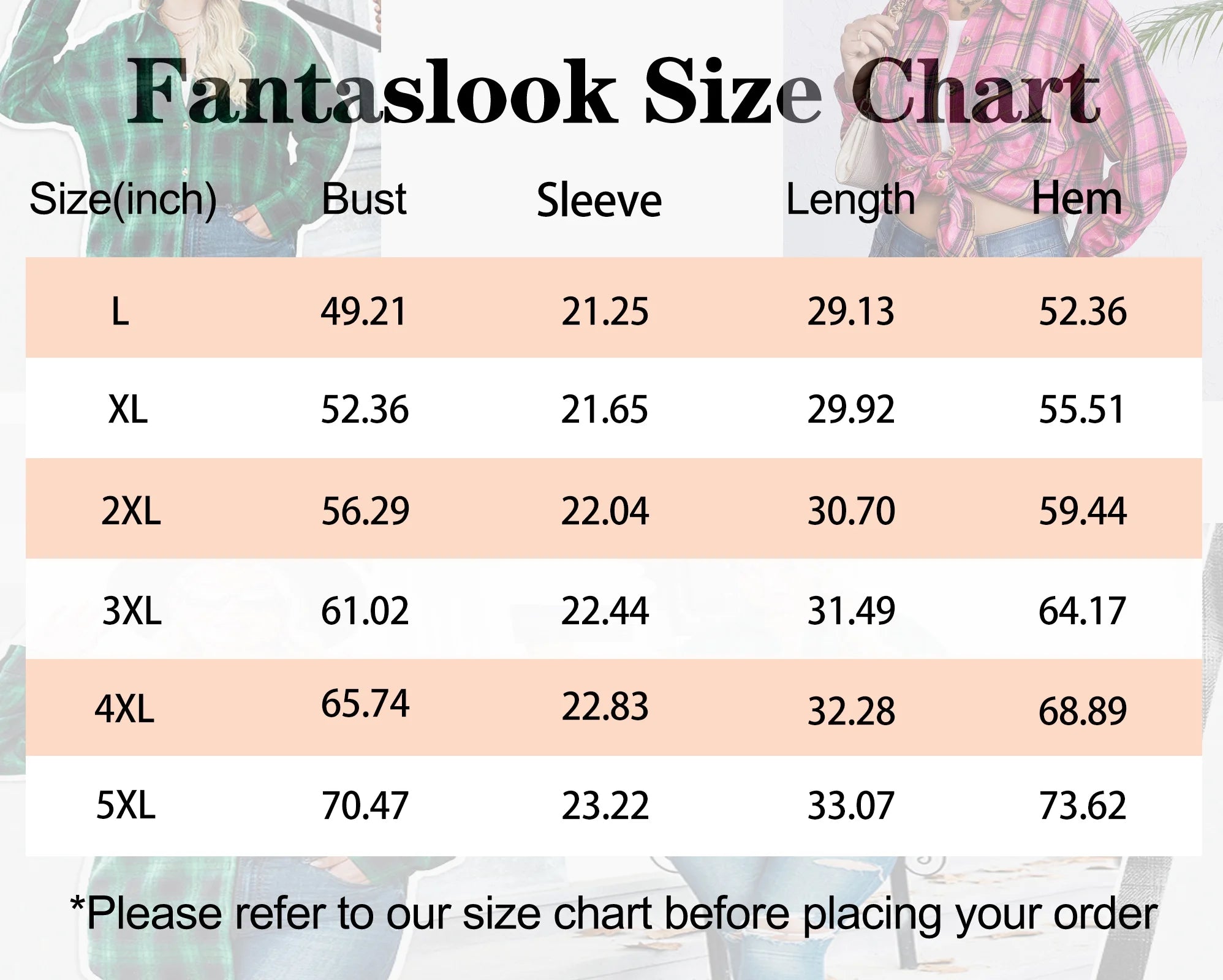 plus Size Flannel Plaid Shirts for Women Long Sleeve Button down Shirts Casual Loose Blouses Tops