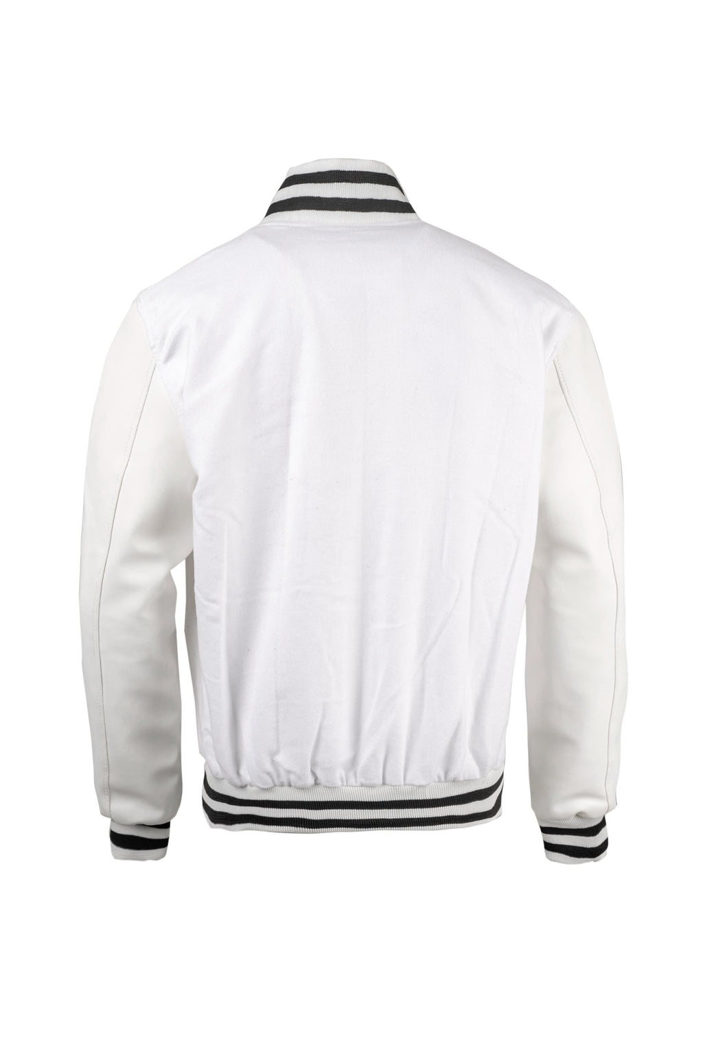 Weeknd  Varsity Jacket White and Black Varsity  Handmade Cosplay Customizable