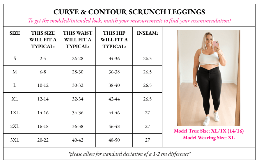 Curve and Contour Suck & Tuck Compression Leggings