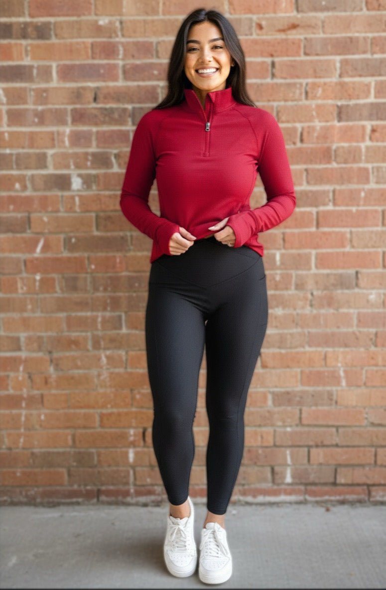 Max Sculpt Ribbed Leggings Regular Black Only