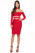 The Red Bandage Dress
